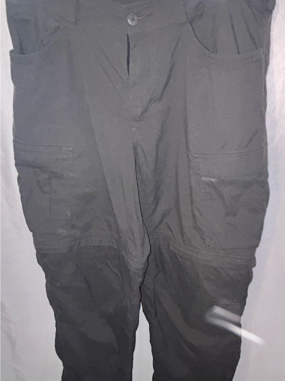 REI Men's Black Cargo Utility Pants with Multi-Pocket
